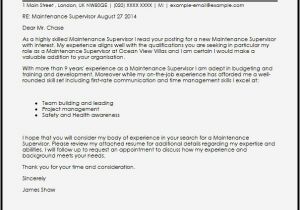 Cover Letter for Supervisor Position Customer Services Cover Letter for Supervisor Position Resume Template