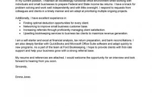 Cover Letter for Tax Position Leading Professional Tax Preparer Cover Letter Examples