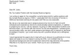 Cover Letter for Tax Position Tax Auditor Cover Letter