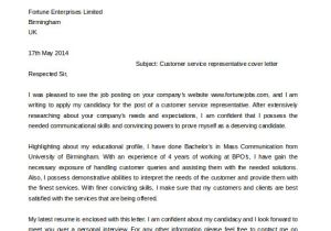 Cover Letter for Technical Support Representative 35 Awesome Cover Letter Examples Over the Web