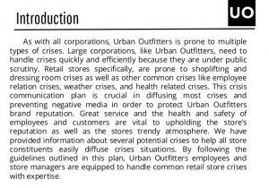Cover Letter for Urban Outfitters Urban Outfitters Case Study Part 4