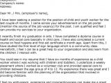 Cover Letter for Working with Children Gallery Of Day Care Worker Cover Letter