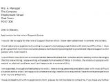 Cover Letter for Working with Children Support Worker Cover Letter Example Icover org Uk