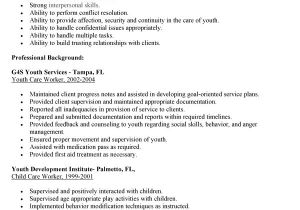 Cover Letter for Working with Youth Cover Letter for Working with Youth