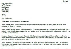 Cover Letter Of An Accountant assistant Accountant Cover Letter Example Icover org Uk