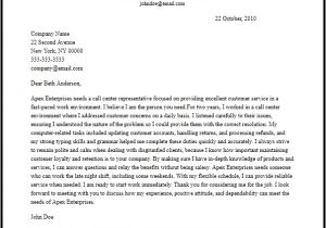 Cover Letter Sample for Call Center Agents Professional Call Center Representative Cover Letter
