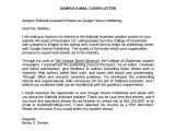 Cover Letter to A Publisher 7 Editorial assistant Cover Letter Templates Sample