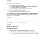 Cover Letter Types and Samples Different Types Of Cover Letters the Letter Sample