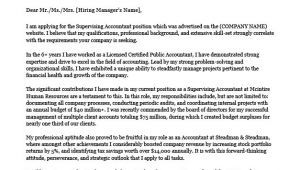 Cover Letters for Accountants Accounting Cover Letter Sample Writing Tips Resume