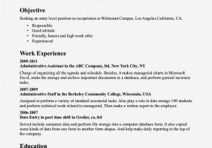 Cover Letters for Beginners Example Of Resume for Beginner Resume Template Cover