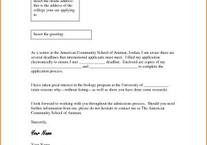 Cover Letters for College Applications 14 How to Write College Application Letter Lease Template