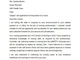 Cover Letters for Nursing Students 10 Sample Nursing Cover Letter Examples to Download