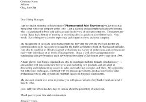 Cover Letters for Pharmaceutical Sales Jobs Sample Resume Cover Letter Pharmaceutical Sales Free