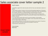 Cover Letters for Sales associates Sales associate Cover Letter