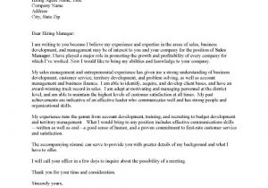 Cover Letters for Sales Positions Sales Manager Cover Letter Musiccityspiritsandcocktail Com