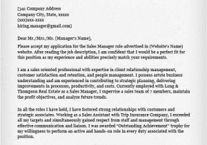 Cover Letters for Sales Positions Salesperson Marketing Cover Letters Resume Genius