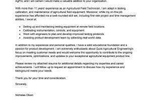 Cover Letters for Tech Jobs Best Field Technician Cover Letter Examples Livecareer