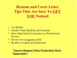 Cover Letters that Get Noticed Resume and Cover Letter Tips that are Sure to Get You Noticed