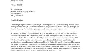 Covering Letter Content Cover Letter Content