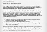Covering Letter Example for Administrative Position Administrative assistant Executive assistant Cover