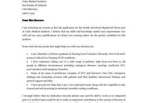 Covering Letter for Care assistant Certified Nursing assistant Coverletter Sample