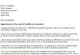 Covering Letter for Care assistant Covering Letter for Health Care assistant Letter Of