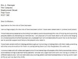 Covering Letter for Health Care assistant Care assistant Cover Letter Example Icover org Uk