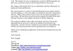 Covering Letter for Personal assistant Leave Letter format Best Template Collection