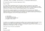 Covering Letter for Recruitment Consultant Trainee Recruitment Consultant Cover Letter Sample Cover