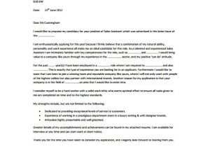 Covering Letter for Sales assistant 11 Sales Cover Letter Templates Free Sample Example