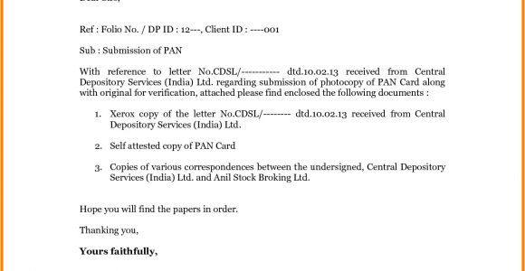 Covering Letter for Submitting Documents 10 Letter format Enclosed Documents Ledger Paper