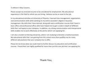 Covering Letter to whom It May Concern Cover Letters to whom It May Concern Examples