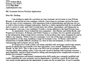 Covers Letters Examples Customer Service Cover Letter Sample Resume Companion