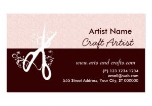 Craft Business Card Template Classic Artist Arts and Crafts Zazzle