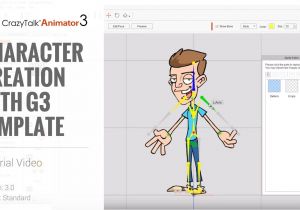 Crazytalk Templates Crazytalk Animator 3 Character Creation with G3 Template
