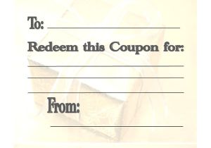 Create A Coupon Template Free Make Your Own Customizable Coupon Book Free Printables