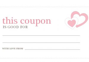 Create A Coupon Template Free Valentines Day Coupons Valentines Day Coupons Template