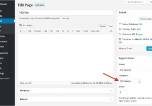 Create A New Page Template WordPress How to Create and Set A Static Front Page In WordPress