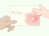 Create A Thank You Card How to Write A Thank You Card for Flowers 12 Steps