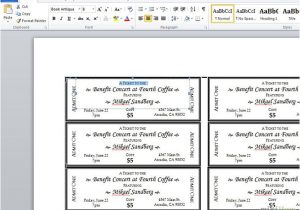 Create A Ticket Template Free 7 Best Images Of Create Your Own Ticket Templates event