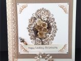 Create Anniversary Card with Photo 8×8 Wedding Anniversary Card Using Noble Collection Double