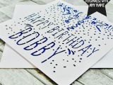 Create Birthday Card with Name Personalised Birthday Card Personalised Happy Birthday Card