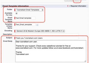 Create Email Template In Salesforce Creating New Salesforce Email Templates