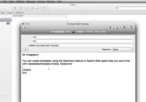 Create Email Template Mac Mail How to Create Apple Mail Templates Youtube