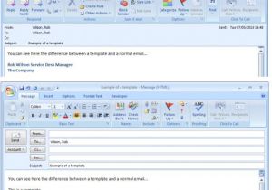 Create Email Template Outlook 2007 Creating and Using Templates In Outlook 2007 and Outlook