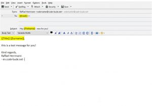 Create Email Template Thunderbird How to Create Personalized form Mails In Thunderbird En