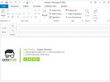 Create HTML Email Template Outlook 2013 Email Signatures for Outlook 2013