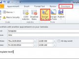 Create HTML Email Template Outlook 2013 How to Create Appointment or Meeting Template In Outlook