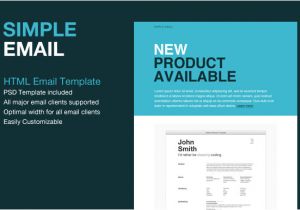 Create HTML Template for Email 9 Sample HTML Emails Psd