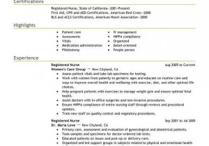 Create Resume Job Interview Use This Professional Registered Nurse Resume Sample to